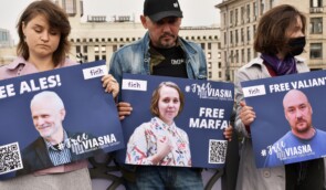 #FreeViasna: українські правозахисники провели акцію на підтримку білоруських колег