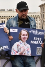 #FreeViasna: українські правозахисники провели акцію на підтримку білоруських колег