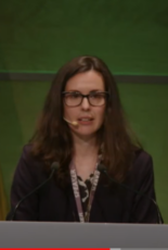 ZMINA’s Maria Kurinna called for public outcry for politically persecute citizen journalist Iryna Danylovych in Crimea in keynote speach at the Council of the European Green Party