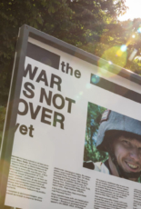 In memory of Maks Levin: Photo exhibition The War Is Not Over Yet presented in Boyarka