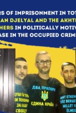 Human rights defenders reacted to the sentence for Nariman Dzhelial and the Akhtemov brothers