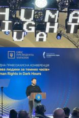 Officials and human rights defenders speak about human rights in wartime