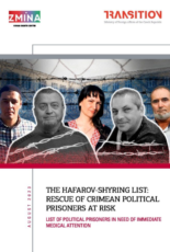 The Hafarov-Shyring list: rescue of Crimean political prisoners at risk