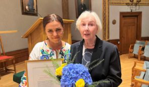 Tetiana Pechonchyk receives grant in memory of Swedish human rights Anna Dahlbäck