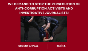 We demand to stop the persecution of anti-corruption activists and investigative journalists!