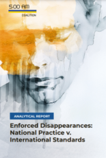 Enforced disappearances: national practice v. international standards