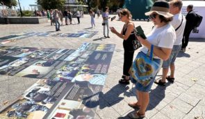 A street photo exhibition “Crimea through the eyes of citizen journalists: 10 years in captivity” was shown in the center of Odesa