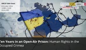 ZMINA will voice the human rights violations in the occupied Crimea during the UN Human Rights Council