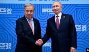 Statement on the meeting of UN Secretary-General António Guterres with Vladimir Putin. Putin is wanted by the International Criminal Court