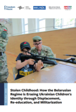 Stolen childhood: how the Belarusian regime is erasing Ukrainian children’s identity through displacement, re‑education, and militarization