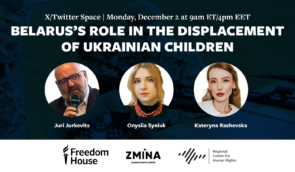 Twitter Space: The Role of the Belarusian Regime in Displacing, Re-educating and Militarizing Ukrainian Children