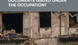 What are the possible approaches regarding documents issued under the occupation?