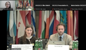 ZMINA joined the OSCE Human Dimension Committee Meeting about the rights to assembly and association