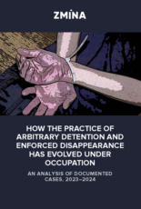 How the practice of arbitrary detention and enforced disappearance has evolved under occupation: an analysis of documented cases, 2023–2024