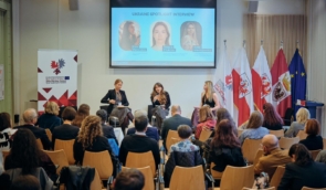 ZMINA’s Tetiana Zhukova speaks out for Ukrainian journalists at the MFRR Summit in Brussels