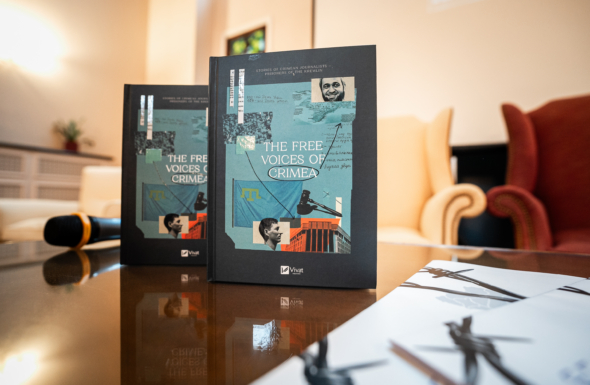 The book “Free Voices of Crimea” was presented at the British Ambassador’s residence, where participants discussed journalists held in Russian captivity