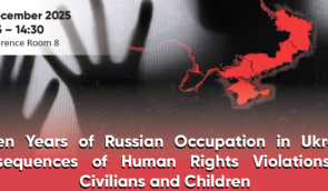 Side event at the UNHQ: consequences of human rights violations for civilians and children during eleven years of Russian occupation in Ukraine