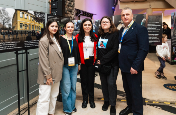 ZMINA розповіла про ситуацію зі свободою слова в умовах окупації на Cafe Kyiv 2026 у Берліні