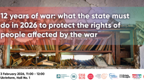 12 years of war: what the state must do in 2026 to protect the rights of people affected by the war