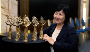 Human rights activist Tolekan Ismailova was taken in for questioning in Bishkek ahead of a planned peaceful protest