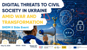 OSCE SHDM II side event: Digital threats to civil society in Ukraine amid war and transformation