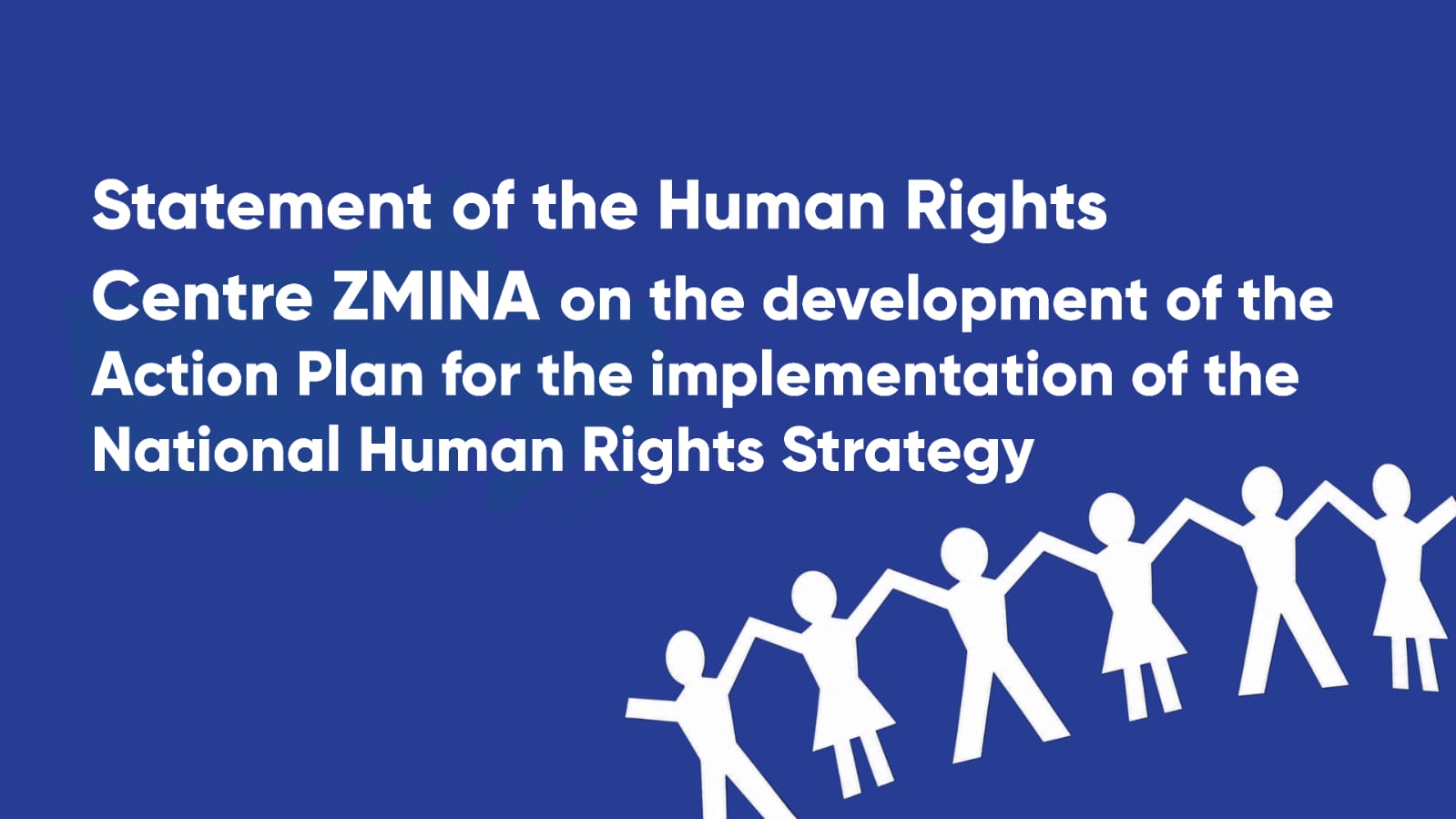 Statement of the Human Rights Centre ZMINA on the development of the ...