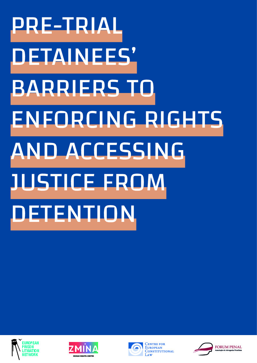 Pre-trial detainees’ barriers to enforcing rights and accessing justice from detention