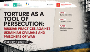Torture as a tool of persecution: Russian practices against Ukrainian civilians and prisoners of war Torture as a tool of persecution: Russian practices against Ukrainian civilians and prisoners of war